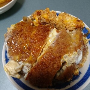 玉ねぎたっぷり！我が家のカツ丼